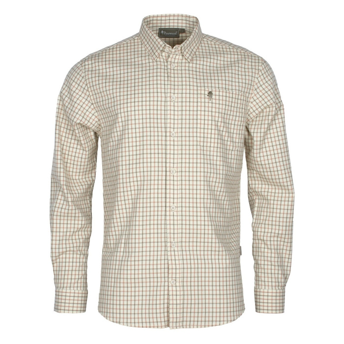 Koszula Męska PINEWOOD NYDALA GROUSE - Offwhite/Green (5533)